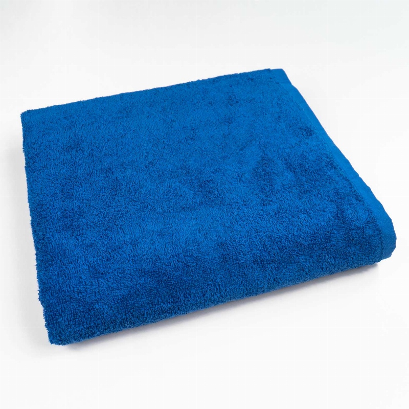 Рушник банний махровий GM Textile 70х140см 400г/м2 (Синій)
